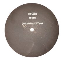 DISCO DE CORTE ABRASIVO EN CORINDON MARCA METKON 18-201 200 X 0,8 X 12,7 mm 18-201 TRENO-MP Ø 200 mm, Abrasive Cut-off Wheels for Precision Cutting for medium and hardened steels