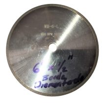 DISCO DE CORTE CUERPO METALICOBORDE DIAMANTADO 6” x 0.5” ALTA VELOCUIDAD 10.000 RPM WB-6-L DIAMOND CUTTING WHEEL