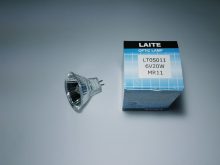 BOMBILLO TIPO CAMPANA MARCA LAITE OPTIC LAMP (LTO5011) 6V-20W MR11 PEQUEÑO