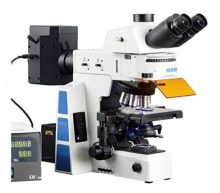 MICROSCOPIO OPTIKS TRIOCULAR DE FLUORESCENCIA Y DIC DE INVESTIGACIÓN, OPTICA SEMI-APO, FILTROS FLUORESCENCIA DAPI FITC DIC, DAPI, FITC BF, FLUORESCENCE TRIOCULAR MICROSCOPE