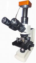 MICROSCOPIO BIOLOGICO TRINOCULAR MARCA OPTIKS MODELO SMART LUZ LED BLANCA 3W CAMARA DIGITAL COLOR CONEXIÓN HDMI