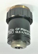 OBJETIVO CARL ZEISS JENA GF PLANACROMATICO  12.5X  0.25  ∞ - A   usado perfecto estado