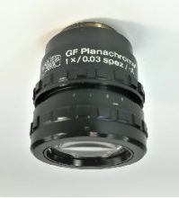 OBJETIVO CARL ZEISS JENA GF PLANACROMATICO  1X  0.003  spez - A   usado perfecto estado