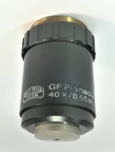OBJETIVO CARL ZEISS JENA GF PLANACROMATICO  40X  0.65  ∞   0.17 - A   usado perfecto estado