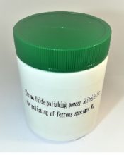 OXIDO DE CROMO  PARA PULIDO FINO DE MUESTRAS METALOGRAFICAS Y PETROGRAFICAS W1 RECOMENDADO PARA MATERIALES FERROSOS BOTELLA POR 500gr TESTING INSTRUMENTS