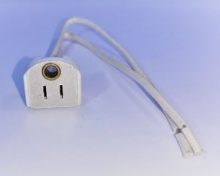 SOCKET CERAMICO G4 PARA BOMBILLO HALOGENO DE MICROSCOPIO O ESTEREOMICROSCOPIO