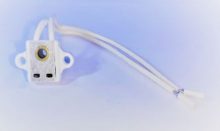 SOCKET CERAMICO MARIPOSA G4 PARA BOMBILLO HALOGENO DE MICROSCOPIO O ESTEREOMICROSCOPIO