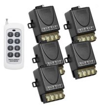 TEDELIGO-INTERRUPTOR DE CONTROL REMOTO DE LUZ RF, TRANSMISOR INALÁMBRICO DE 433M, RECEPTOR DE RELÉ 30A PARA VENTILADOR, BOMBA DE AGUA, LUCES, ETC. 110 MHZ, 110V, 220V, 230V, 500V