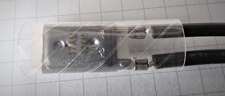 TERMOSTATO DE CONTACTO NORMALMENTE CERRADO 85°C Thermal Protection Device Normally Closed Thermostat Temperature Control Switch 17AM 024 A5 P3 AB 85°C
