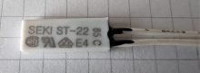 TERMOSTATO DE CONTACTO NORMALMENTE CERRADO 85°C Thermal Protection Device Normally Closed Thermostat Temperature Control Switch SEKI ST-22 E4 85°C