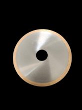 DISCO DE CORTE CUERPO METÁLICO BORDE DIAMANTADO 4” x 0.5” Diamond Cutting Blade Saw for Metallographic Cutting Machine